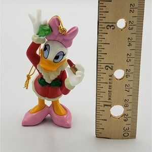 Disney Daisy Duck Mistletoe and Lipstick Christmas Ornament
